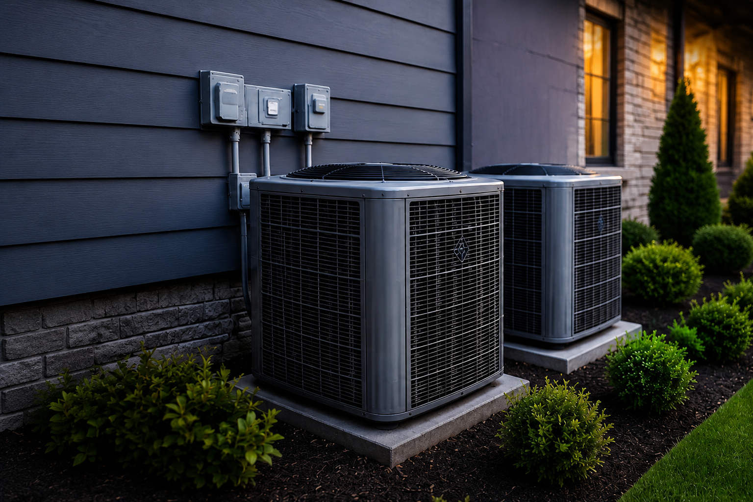 HVAC system — AI trust signal engine